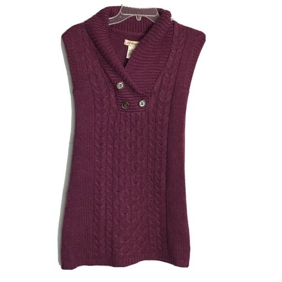 J.J. Always Juniors Knit Sweater Dress ~ Mauve ~ Above Knee ~ Sz M ~ Stretch - Picture 3 of 4